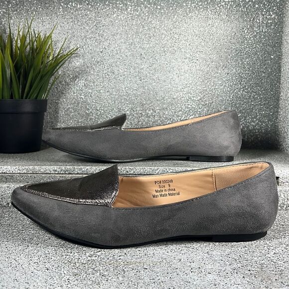 Journee Collection Womens Kinley Pointed Toe Loafers Shoes Size 9 - Picture 1 of 8